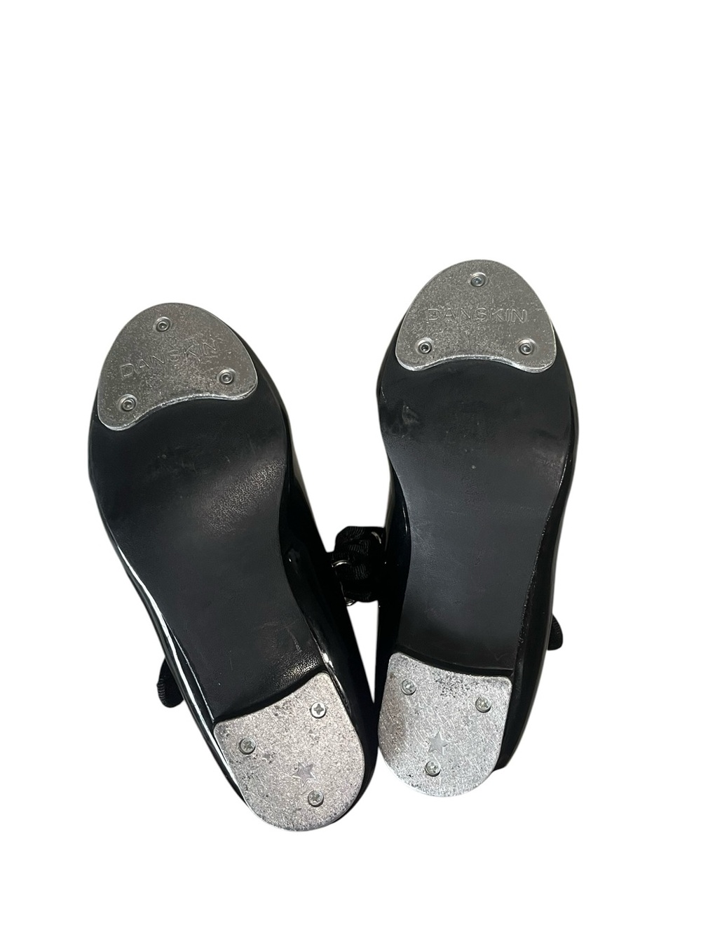 Danskin Black Kids Tap Shoes